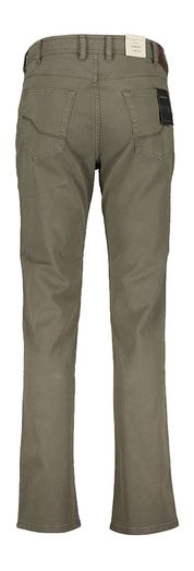 Kaki kleurige slim fit broek Bugatti