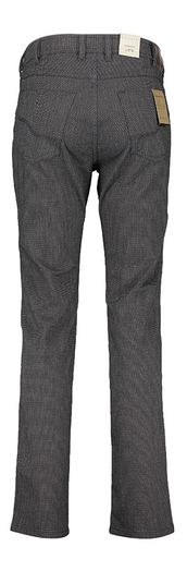 Donkergrijze broek met licht motief Bugatti