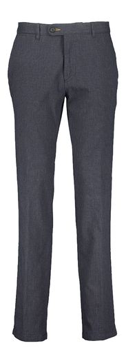 Donkerblauwe gespikkelde geklede broek Bugatti 