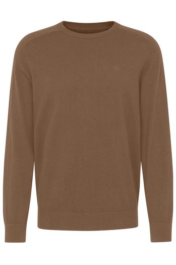 Bruine pull met logo op de borst Bugatti