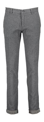Donkergrijze lange zachte broek Powell