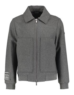 grijze bomber vest Leurs Unity