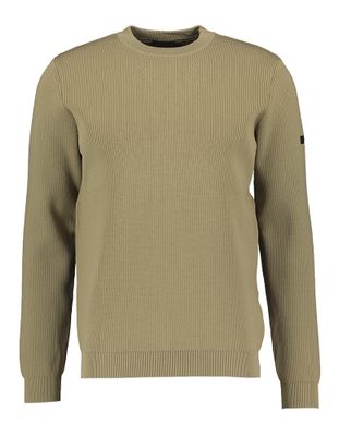 Beige trui met ronde hals Mauna Air Unity
