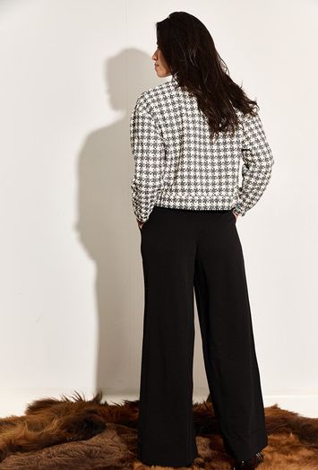 Zwart geklede broek Erna Peppercorn 