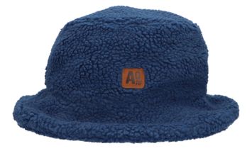 Blauwe teddy hoed AO76