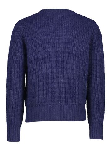 Donkerblauwe trui met ronde hals Bellerose 
