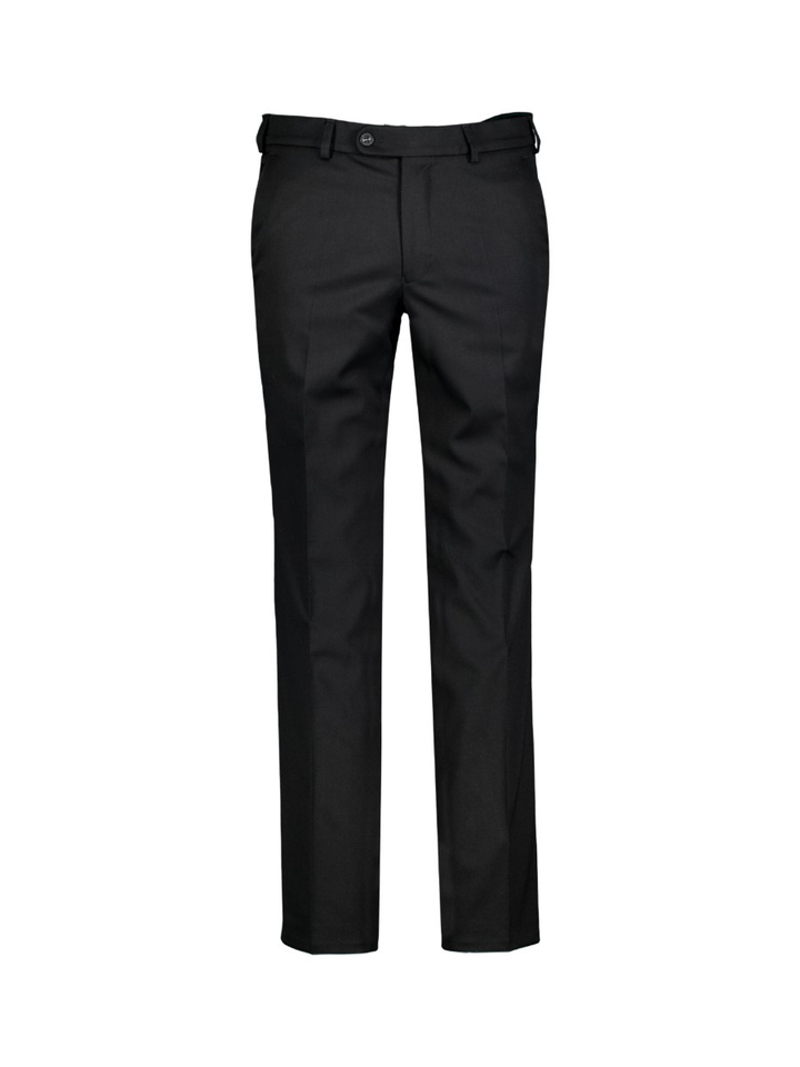 Effen Zwarte Geklede Broek MENS
