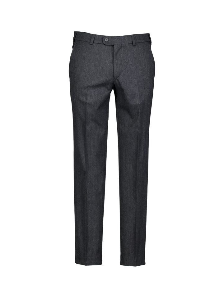 Donkergrijze Geklede Broek MENS
