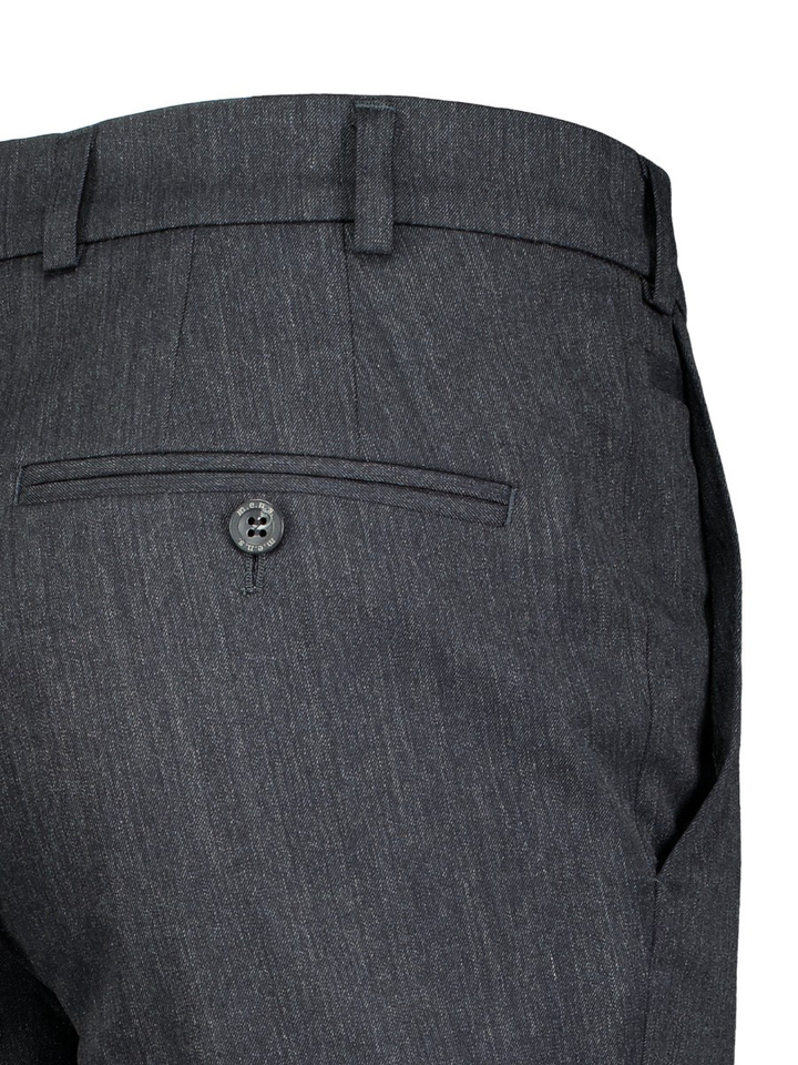 Donkergrijze Geklede Broek MENS