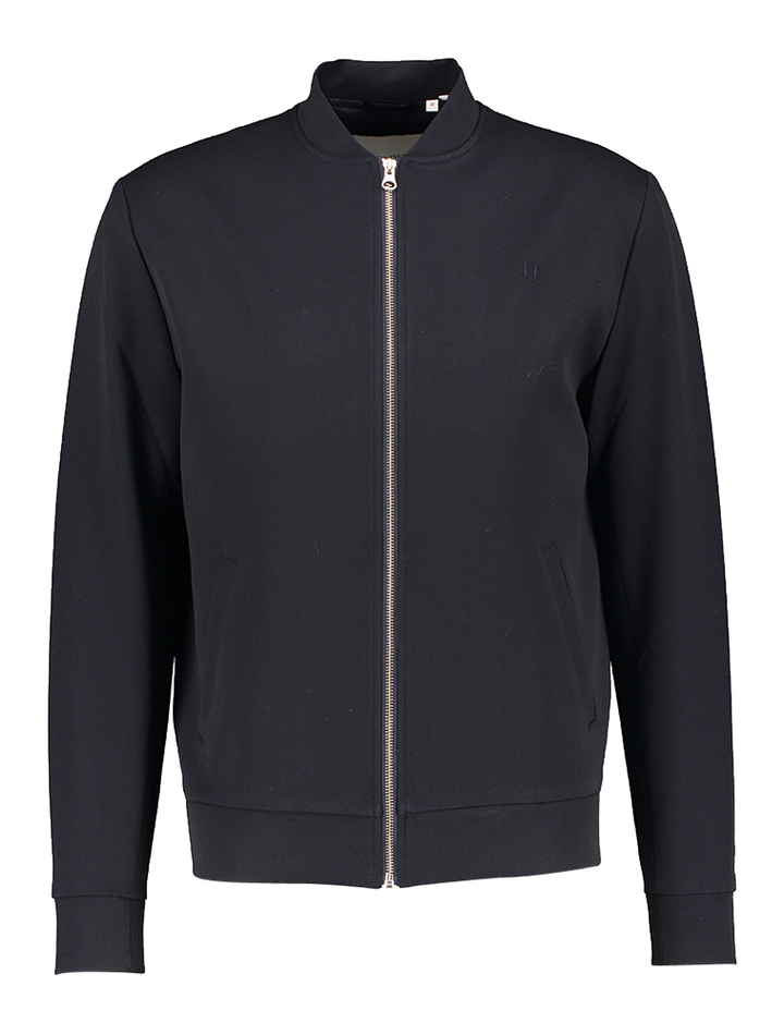 Donkerblauwe indoor vest met rits Les Deux