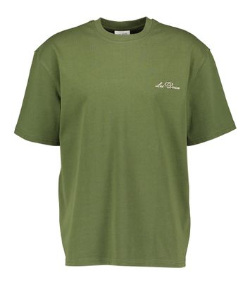 Kaki groene t-shirt Les Deux