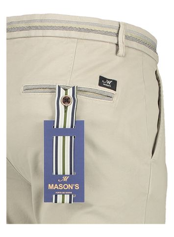 Beige geklede lange broek Mason's