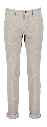 Grijze lange broek in ribfluweel Mason's
