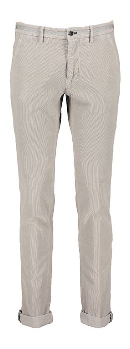 Grijze lange broek in ribfluweel Mason's