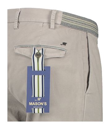 Lichtgrijze lange broek Mason's