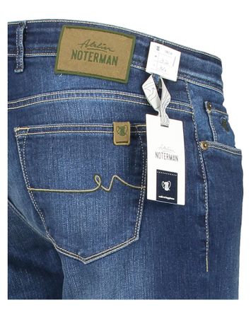 Donkerblauwe slim fit jeans Atelier Noterman