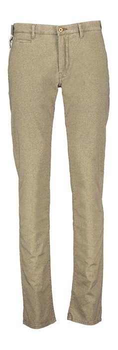 Beige chino met kaki kleurige structuur Atelier Noterman