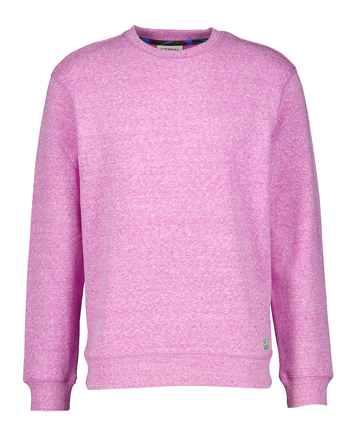 Paarskleurige katoenen sweater met ronde hals Scotch & Soda