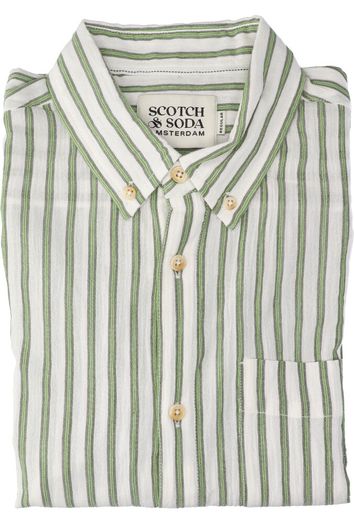 Firefly green stripe regular hemd Scotch & Soda