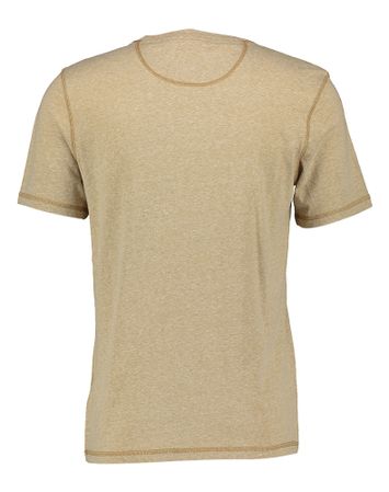 Beige t-shirt met ronde hals Scotch & Soda