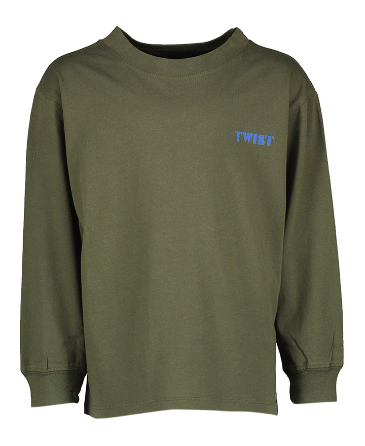 Kaki kleurige t-shirt Boys Kellost Bellerose 