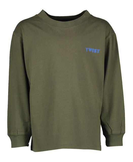 Kaki kleurige t-shirt Boys Kellost Bellerose