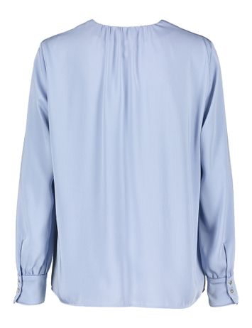 Lichtblauwe blouse met v-hals Marc Cain collections