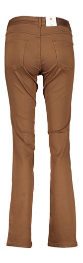 Cognac slim fit broek Para Mi 