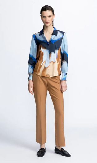 Camelkleurige broek Phanti Xandres