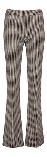 Comfortabele  flared fit broek in pied de poule Joseph Ribkoff