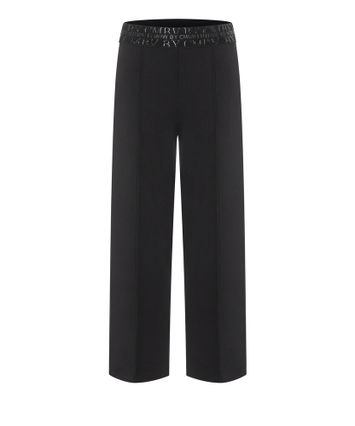 zwarte broek met detail in elastiek Cameron Cambio