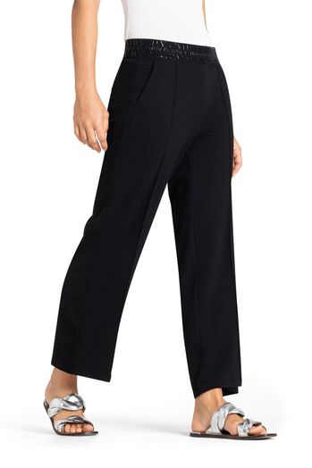zwarte broek met detail in elastiek Cameron Cambio