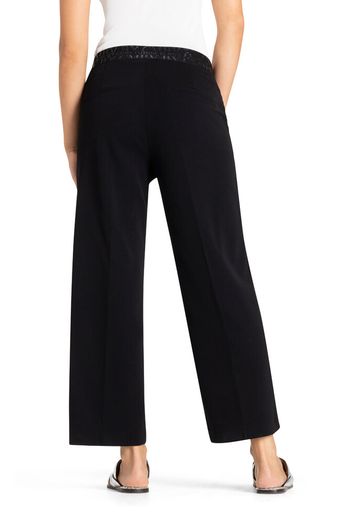 zwarte broek met detail in elastiek Cameron Cambio