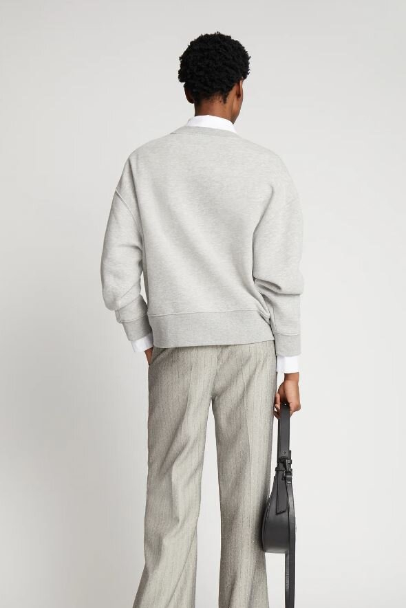 Grijze sweater met print Sazzily Munthe 