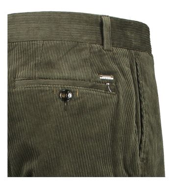Groen ribfluwelen broek Corona rib Bugatti 