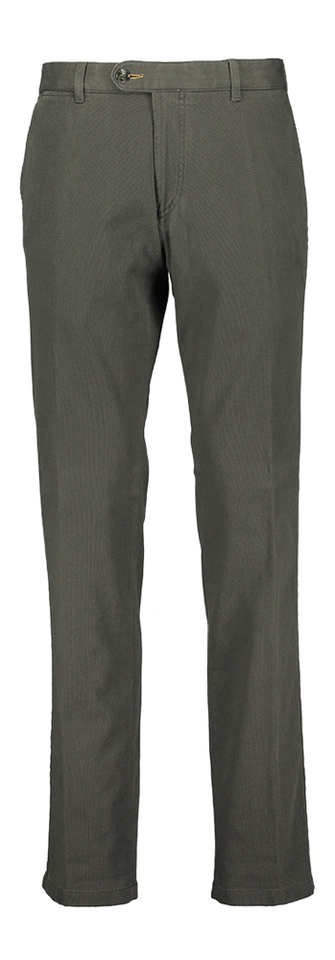 Donkergrijze broek met ribbelig patroon Bugatti