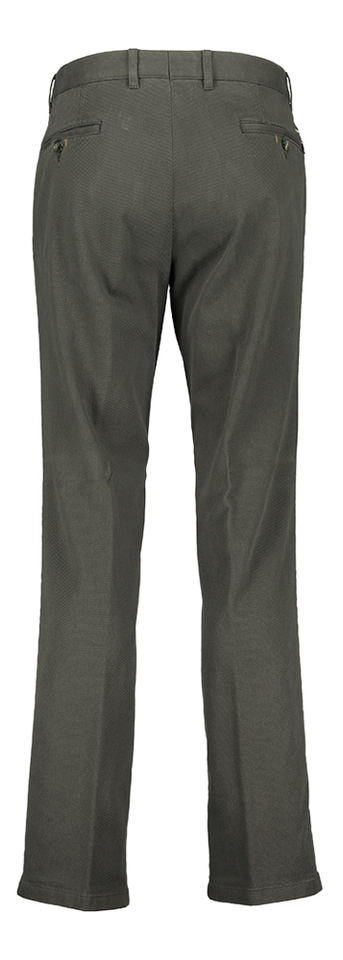 Donkergrijze broek met ribbelig patroon Bugatti