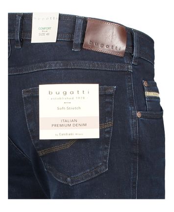 Donkerblauwe Straight jeans Luxury Candian Bugatti 