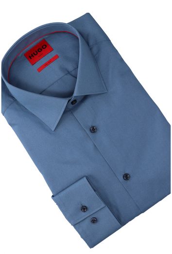 Medium blauw katoenen hemd ( regular fit) en lange mouwen Hugo Boss