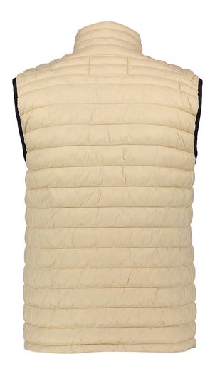 Beige padded bodywarmer Karl Lagerfeld