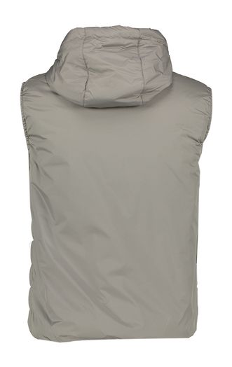 Grijze bodywarmer met kap Kuma People of Shibuya