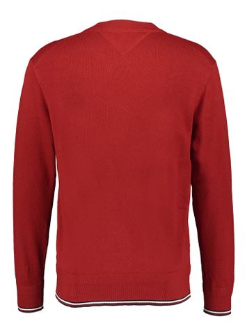 Rode sweater met ronde hals Tommy Hilfiger