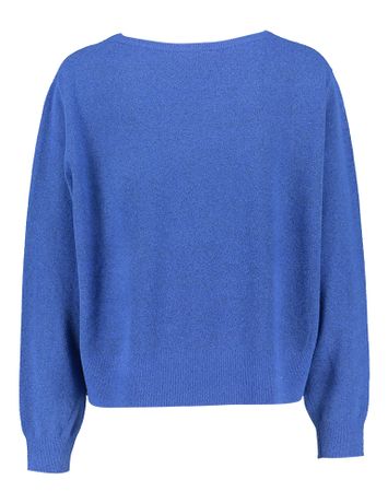 Blauwe wollen oversized trui American Vintage