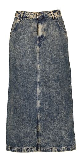 Vintage blauw gevlekte jeansrok Joy American Vintage