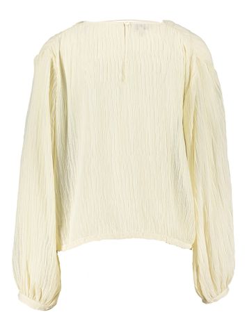 Ecru oversized bloes met structuur en strop onderaan Milya Baum Und Pferdgarten