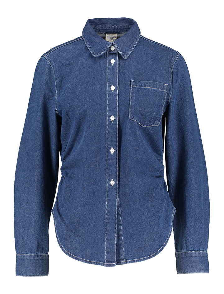 Donkerkleurige jeansblouse Maria Baum Und Pferdgarten