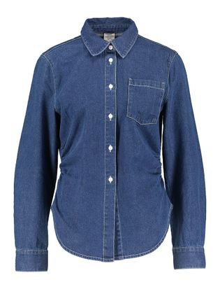 Baum und Pferdgarten Donkerkleurige jeansblouse Maria