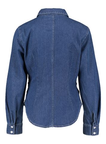 Donkerkleurige jeansblouse Maria Baum Und Pferdgarten
