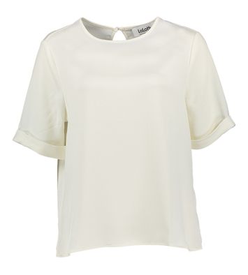 Witte glanzende blouse Zazou Lalotti