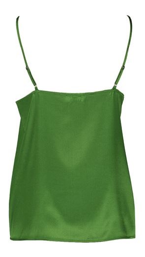 Groen topje met kant detail Rosemunde